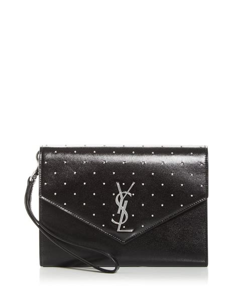 cassandre ysl clutch|saint laurent cassandre studded flap clutch.